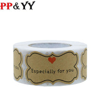 Load image into Gallery viewer, kraft paper “Especially for You” stickers seal labels DIY gift Packaging Holiday Present Stickers cute sticker stationery
